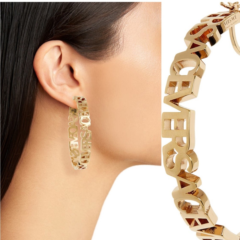 Versace Signature Hoops